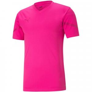 Puma Teamflash męski t -shirt fluo różowy 2xl - sportowy