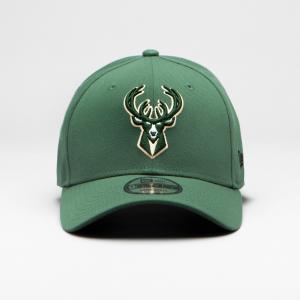 Czapka z daszkiem do koszykówki dla mężczyzn i kobiet New Era NBA Milwakuee Bucks