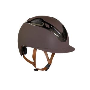 Kask Apex Chrome Brązowy Mat