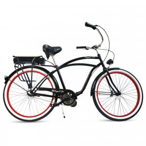 Rower elektryczny e-bike beach cruiser miejski męski Dracula 28