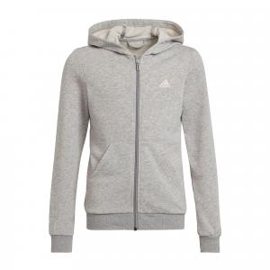 Bluza dziewczęca Adidas GL FZ dresowa szara