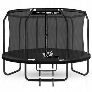 Trampolina ogrodowa dla dzieci THUNDER INSIDE ELITE 12FT BLACK