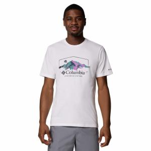 T-shirt bawełniany męski Columbia Path Lake Graphic Tee II z krótkim rękawem
