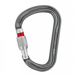 Karabinek Petzl William Screw-Lock - gray