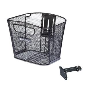 Kosz Rowerowy Bold Fm Z Uchwytem Na Mostek 28 X 34 X 26 Cm - Czarny