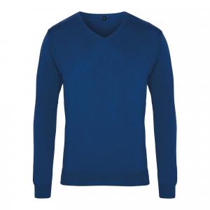 Sweter Męski Z Dzianiny Z Dekoltem V