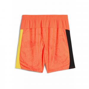 Męskie szorty KIDSUPER × MANCHESTER CITY PUMA Neon Sun Black Orange