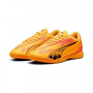 Buty piłkarskie ULTRA PLAY IT PUMA Sun Stream Black Sunset Glow Orange Pink