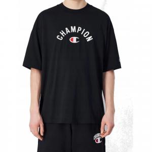 KOSZULKA męska CHAMPION 220798-KK001 bawełna czarny sportowy XL