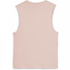 Damska wąska koszulka bez rękawów z logo No. 1 ESS PUMA Rose Quartz Pink