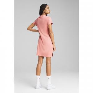 Damska obcisła sukienka prążkowana ESS ELEVATED PUMA Pink Fruit