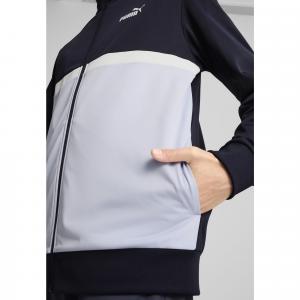 Męski dres Poly Colourblock PUMA New Navy Blue