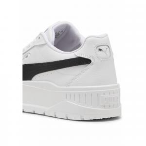 Damskie skórzane sneakersy Karmen II PUMA White Black Silver Metallic