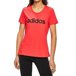 Koszulka damska do treningu Adidas Climalite W Designed To Move LO Tee różowa