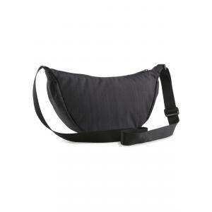 Damska torba w kształcie półksiężyca Base 3 l PUMA Black