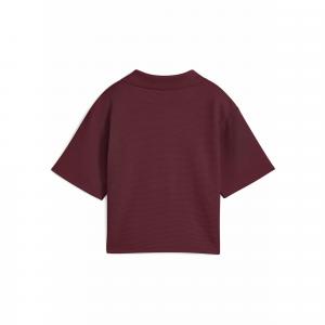 Damska koszulka polo PUMA Class o luźnym kroju PUMA Ruby Shimmer Red