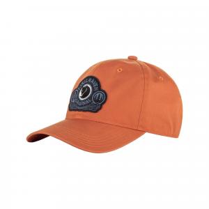 Czapka z daszkiem męski Classic Badge Cap - pomarańczowy
