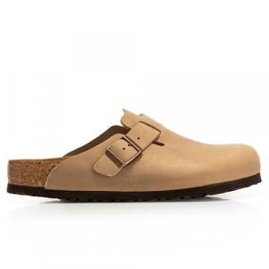 Klapki męskie Birkenstock Boston BS Tabacco Brown