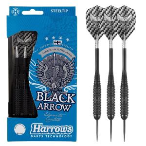 Harrows rzutki Steeltip Black Arrows 25g