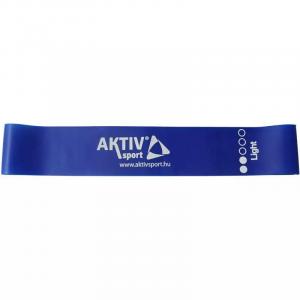 Mini band oporowa 30 cm Aktivsport słaba niebieska
