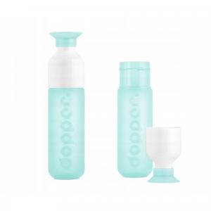 Butelka na wodę Dopper Polar Blue 450 ml z kubkiem