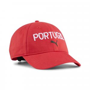 Czapka z daszkiem dla kibica portugalskiej piłki nożnej PUMA Sport Red White