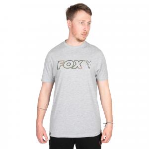 Koszulka Wędkarska T-Shirt Fox Ltd Lw Grey Marl T