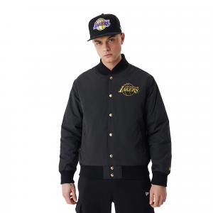 Kurtka męska New Era NBA Script BP Bomber Los Angeles Lakers