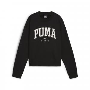 Damska bluza z okrągłym dekoltem PUMA SQUAD o pełnej długości PUMA Black