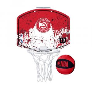 Mini tablica do koszykówki Wilson NBA Mini Hoop Atlanta Hawks - WTBA1302ATL