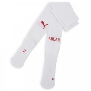 Męskie gładkie skarpety AC Milan PUMA White For All Time Red
