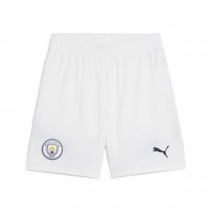 Szorty młodzieżowe Manchester City 24/25 PUMA White Marine Blue