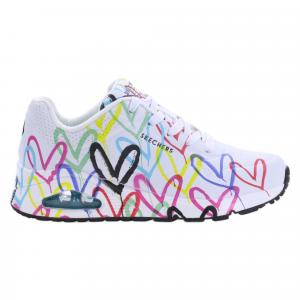 Buty na co dzień damskie SKECHERS SPREAD THE LOVE zdobienie w serca