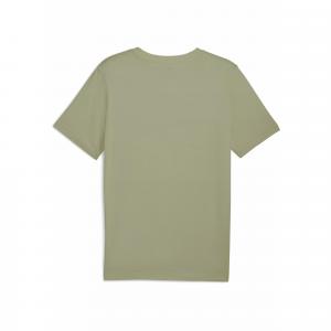 Męska koszulka z grafiką w uniwersyteckim stylu PUMA Lux Army Green