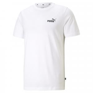 Męska koszulka Essentials z małym logo PUMA White