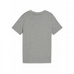 Młodzieżowa koszulka ESS z logo No. 1 PUMA Medium Gray Heather