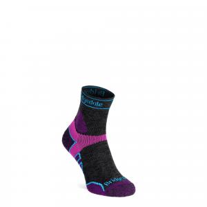 Skarpety biegowe damskie Bridgedale Lt T2 Merino Sport 3/4