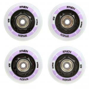 4x Świecące kółka LED do rolek Raven Helixi 70mm