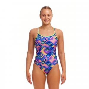 Strój kąpielowy jednoczęściowy damski Funkita Ladies Diamond