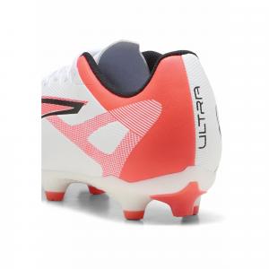 Buty piłkarskie ULTRA 5 PLAY FG/AG PUMA White Black Glowing Red