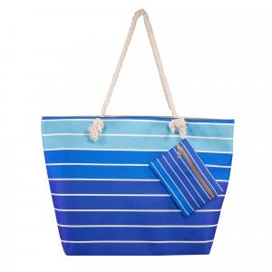 Torba plażowa Navy/blue 40x60 cm