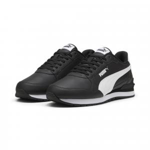 Skórzane sneakersy unisex ST Runner v4 PUMA Black White