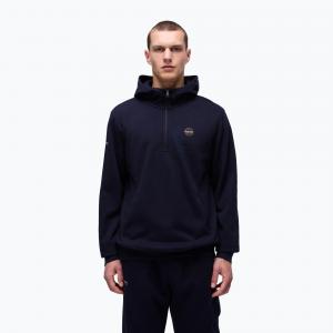 Bluza męska Napapijri B-Badge Half Zip Hooded