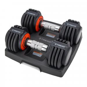 Zestaw hantli regulowanych TREXO 2 x 5,75 kg
