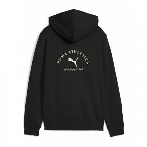 Młodzieżowa bluza z kapturem PUMA Class z grafiką PUMA Black