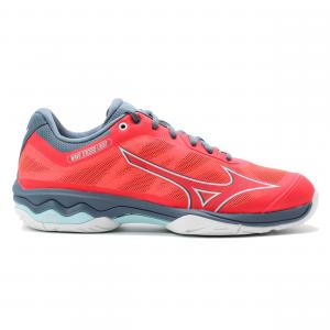 Buty do tenisa damskie Mizuno Wave Exceed Light AC Fierry Coral/White/China 37
