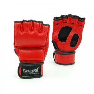 Rękawice skórzane MMA Evolution Red Pro