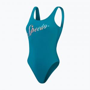 Strój pływacki jednoczęściowy damski Speedo Logo Deep U-Back