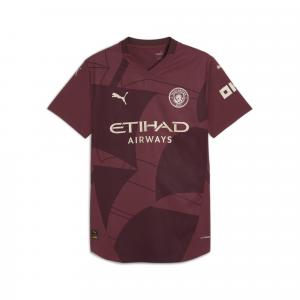 Męska koszulka Manchester City 24/25 PUMA Dark Jasper Red