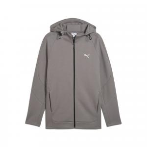 Męska rozpinana bluza z kapturem EVOSTRIPE PUMA Cast Iron Gray